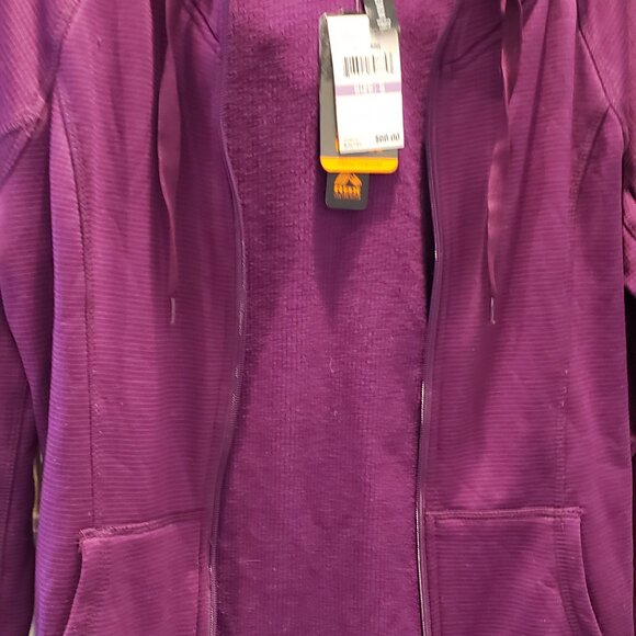 RBX Purple Hooded Athletic Active Wear Running Jacket - Picture 7 of 10